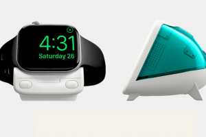 This retro iMac-inspired Apple Watch charging stand is the best $15 you'll spend this week