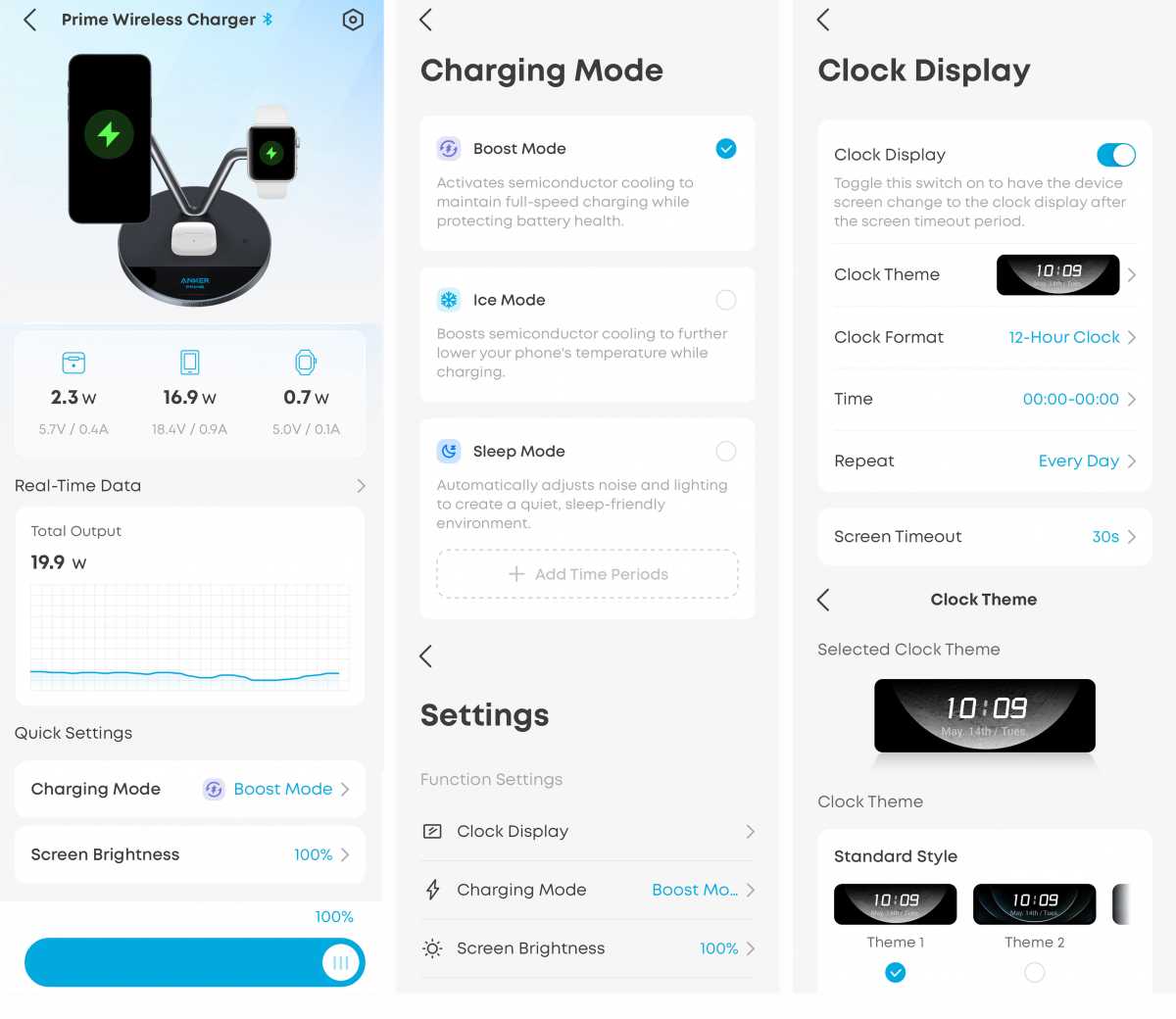Anker Prime app 3-in-1 Wireless Charger