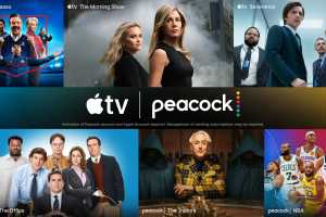 Apple TV teams up with Peacock to offer both streaming services for $14.99 a month