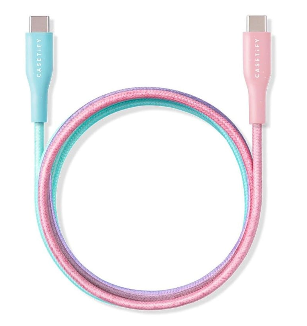 Casetify PowerThru USB-C to USB-C Cable &ndash; Fun USB-C cable