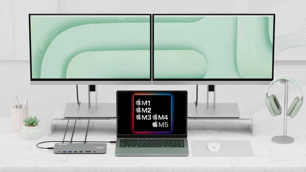 How to connect two or more monitors to an M1 M2 M3 M4 M5 Mac