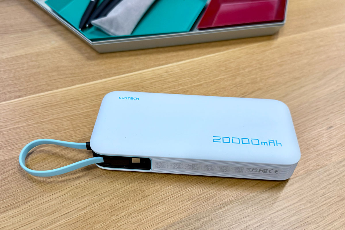 Cuktech CP253L 20000mAh Power Bank &ndash; Budget 20K 45W Power Bank with cable