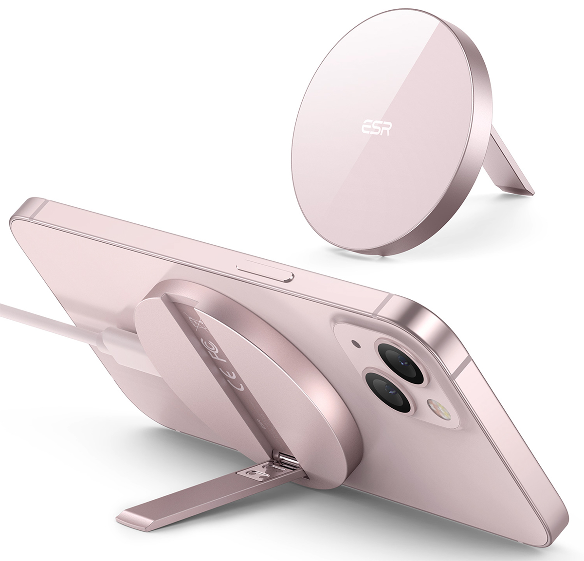 ESR HaloLock Kickstand Wireless Charger &ndash; Best budget magnetic charger with stand