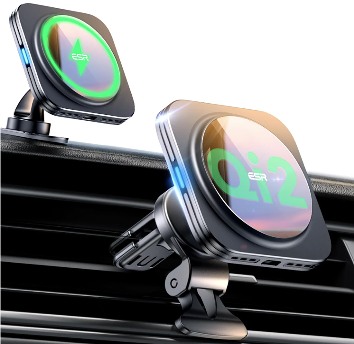 ESR Qi2 Magnetic Wireless Car Charger (Halolock) &ndash; Best budget MagSafe car charger
