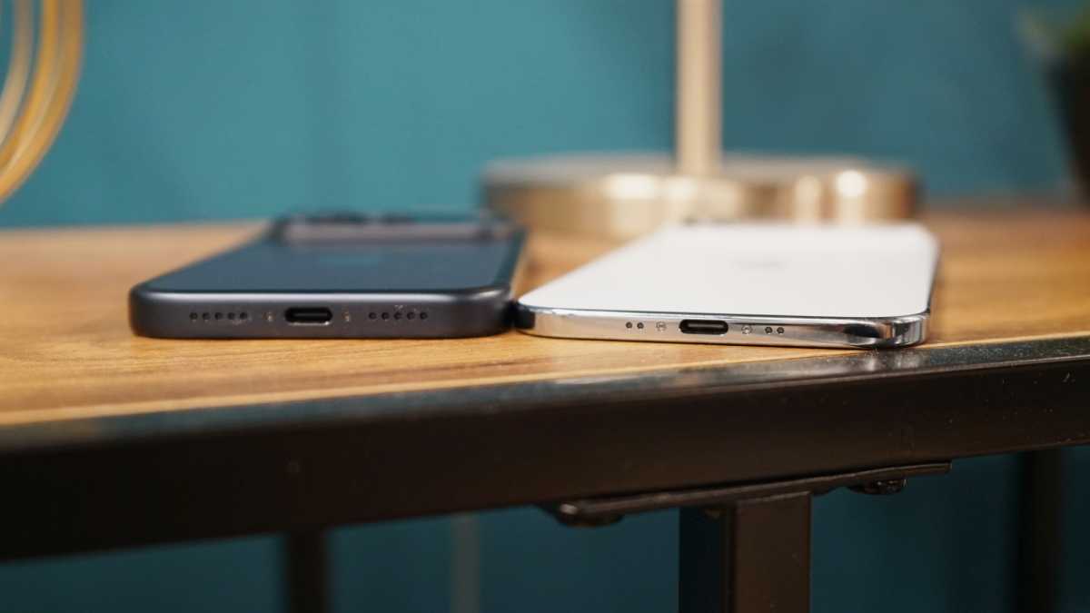 iPhone Air und iPhone 17 Pro &ndash; USB-C-Ports im Vergleich