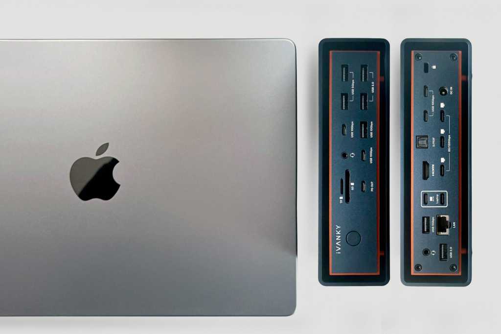 iVanky FusionDock Max 2 MacBook and dock ports