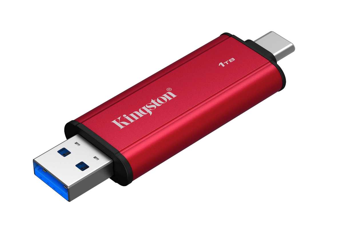 Kingston Dual Portable SSD with USB-A and USB-C Connectors