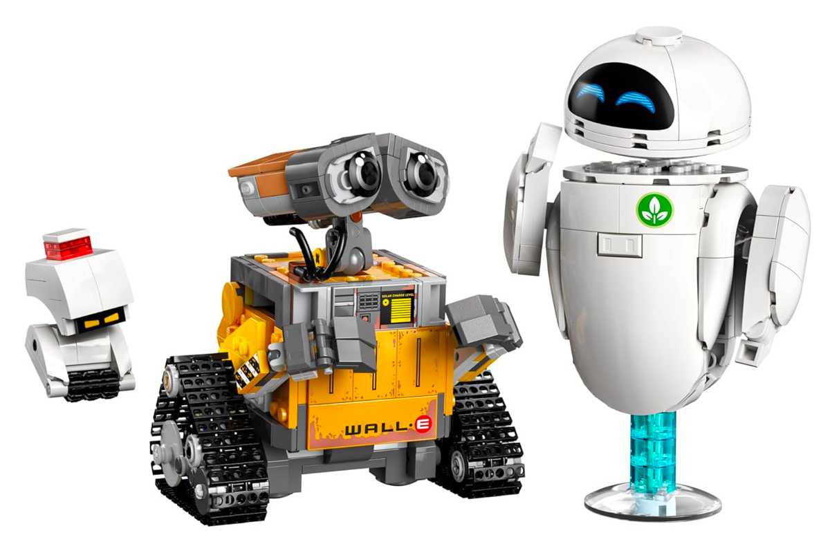 lego wall-e eve and mo