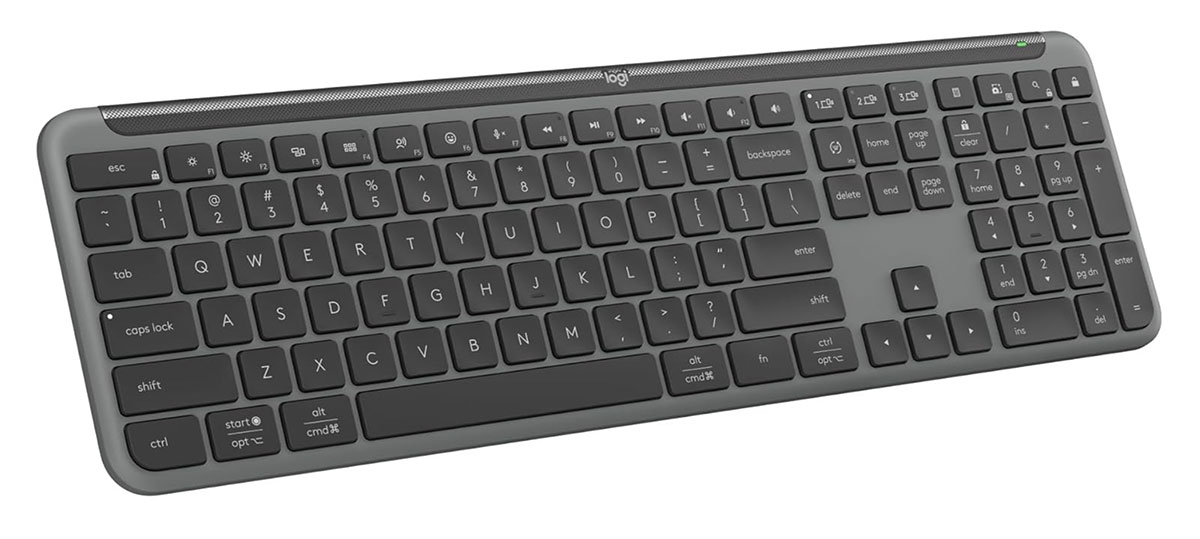 Logitech K950 Signature Slim - Best full Mac keyboard for working from home