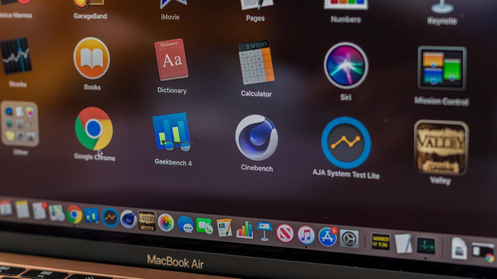 Open apps on Mac