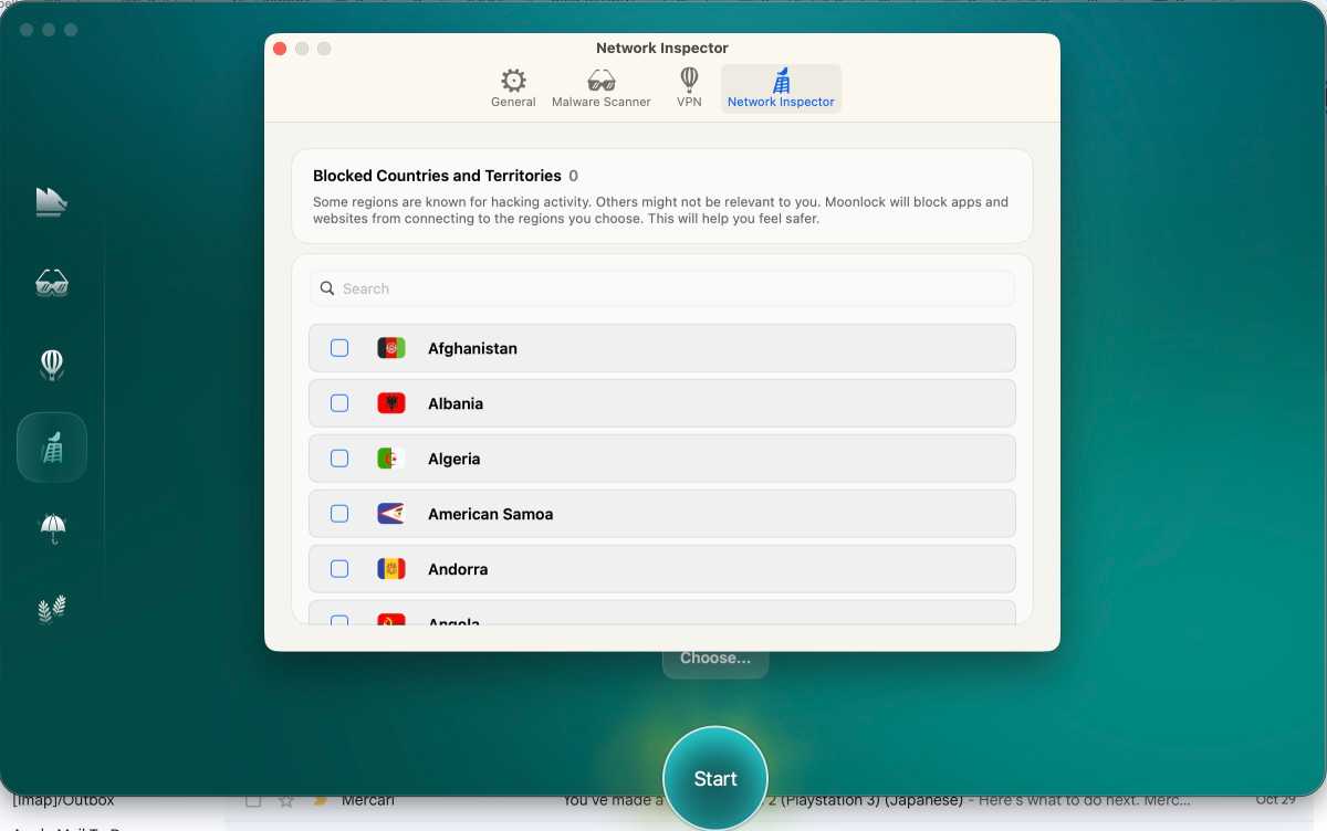 Moonlock network inspector