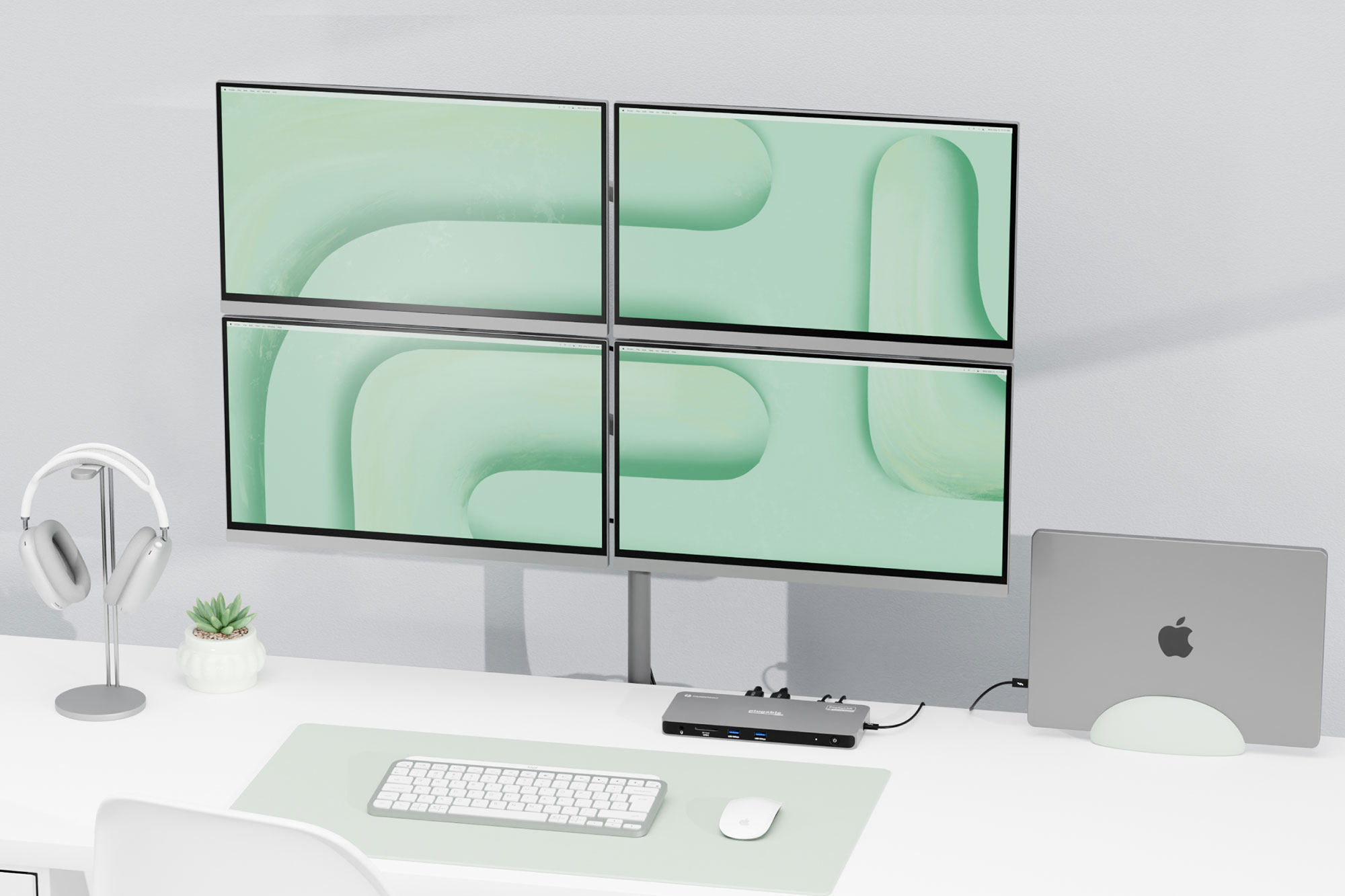 Plugable Thunderbolt 4 Docking Station (TBT-6950PD) &ndash; three 4K displays at 60Hz for M1/M2, four for M3/M4/M5