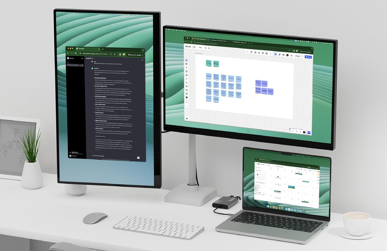 Plugable USB-C Dual HDMI Adapter &ndash; two 4K displays at 60Hz