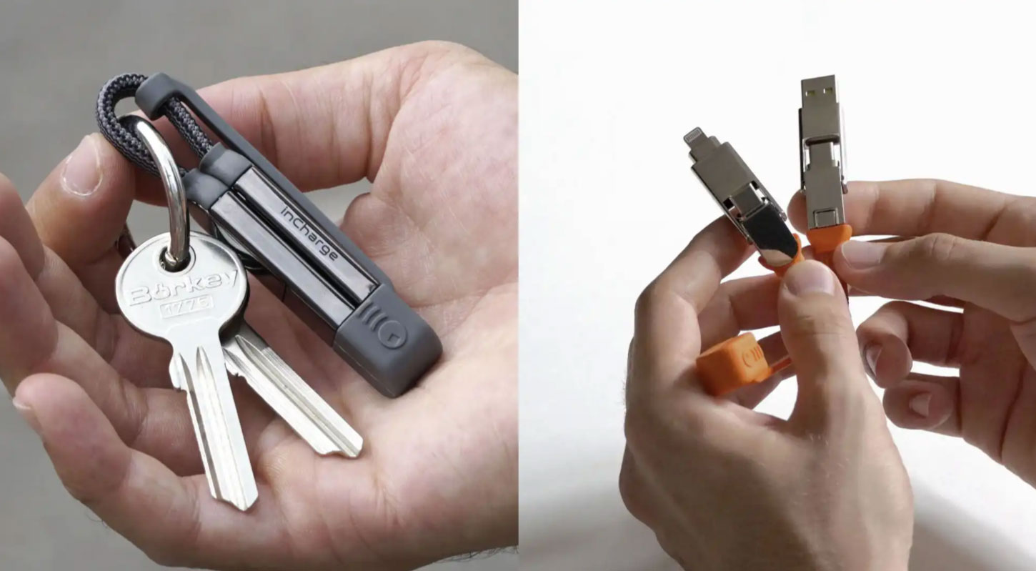 inCharge X 6-in-1 Keyring Charger &ndash; Never be without the right cable again