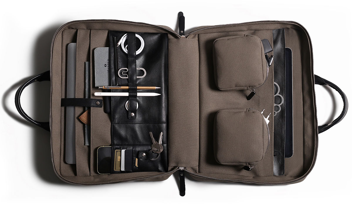 Harber London Rugged Laptop Briefcase &ndash; Luxury MacBook briefcase