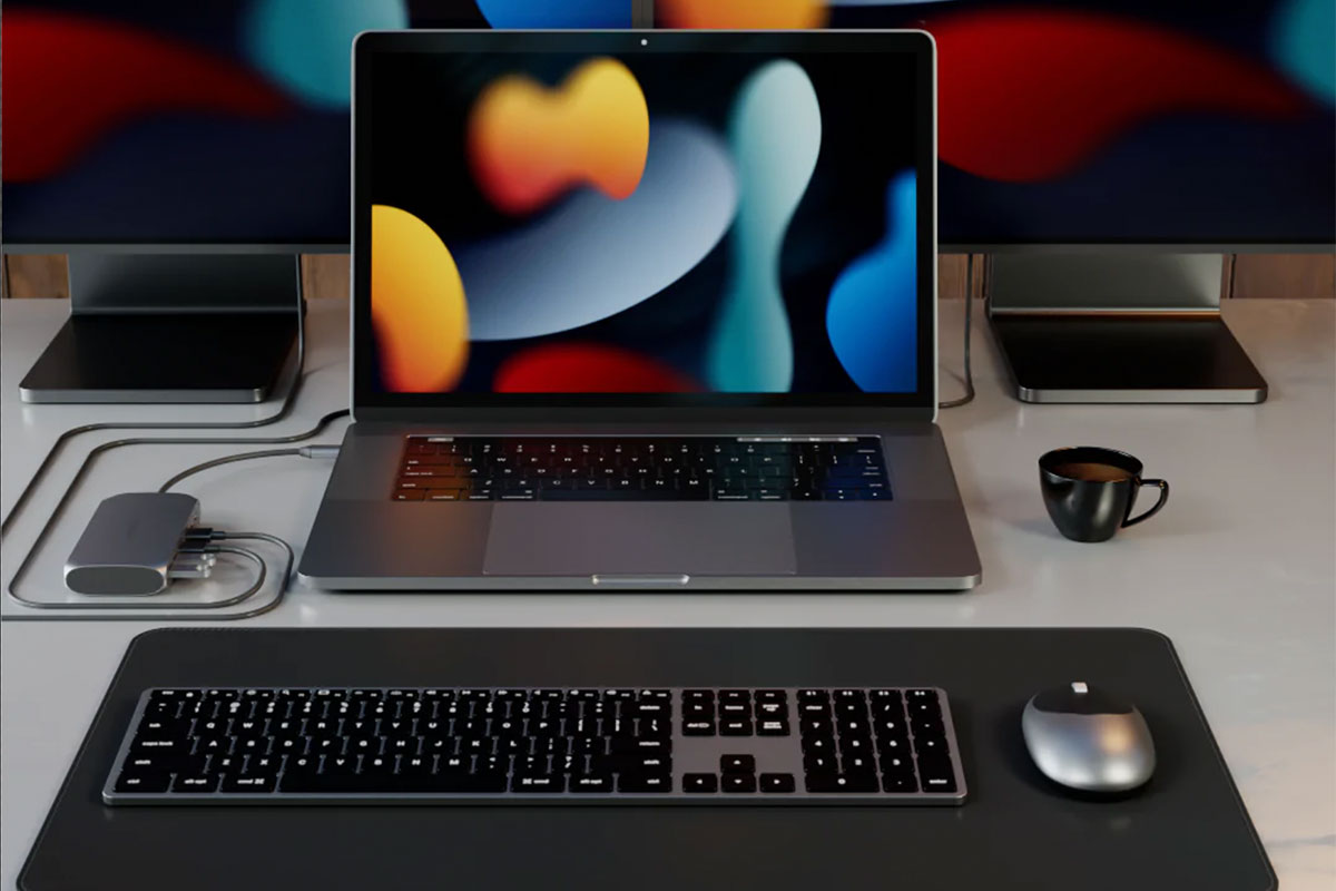 Satechi USB-C Multimedia M1 Adapter &ndash; one 4K display at 60Hz, one 4K display at 30Hz