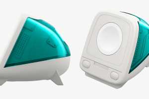 Recreate the classic iMac G3 era with this cute Apple Watch charger