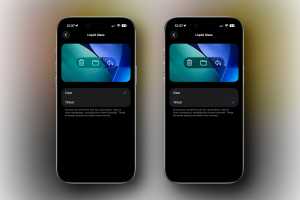 You can control how glassy you want Liquid Glass to be
