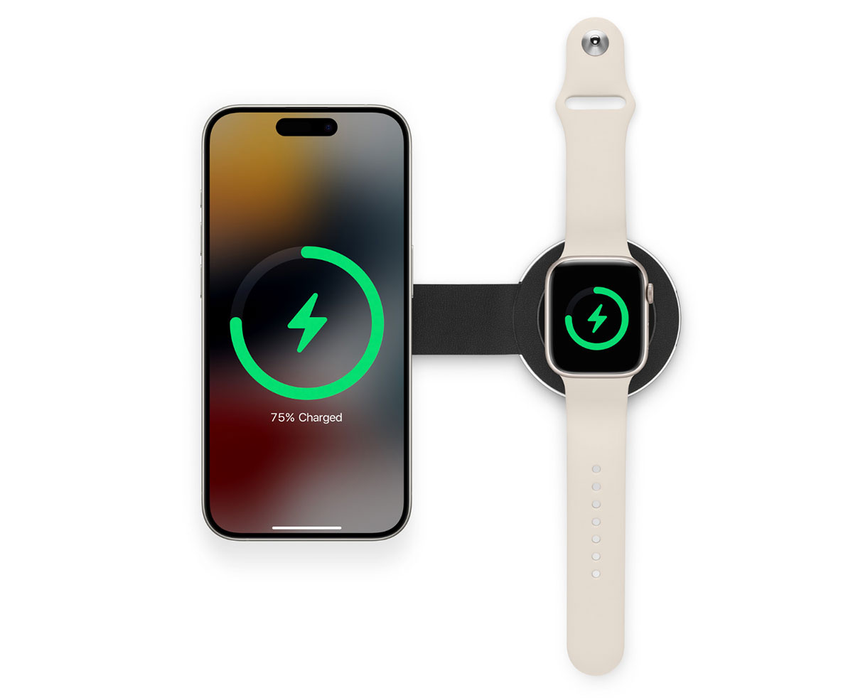 Twelve South ButterFly 2-in-1 MagSafe Charger &ndash; Best 2-in-1 Apple Watch travel charger