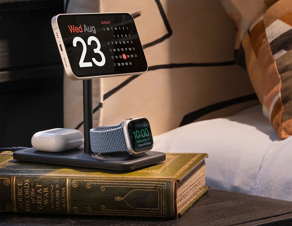 Twelve South HiRise 3 Deluxe&nbsp;&ndash; Elegant 3-in-1 Apple Watch charging stand