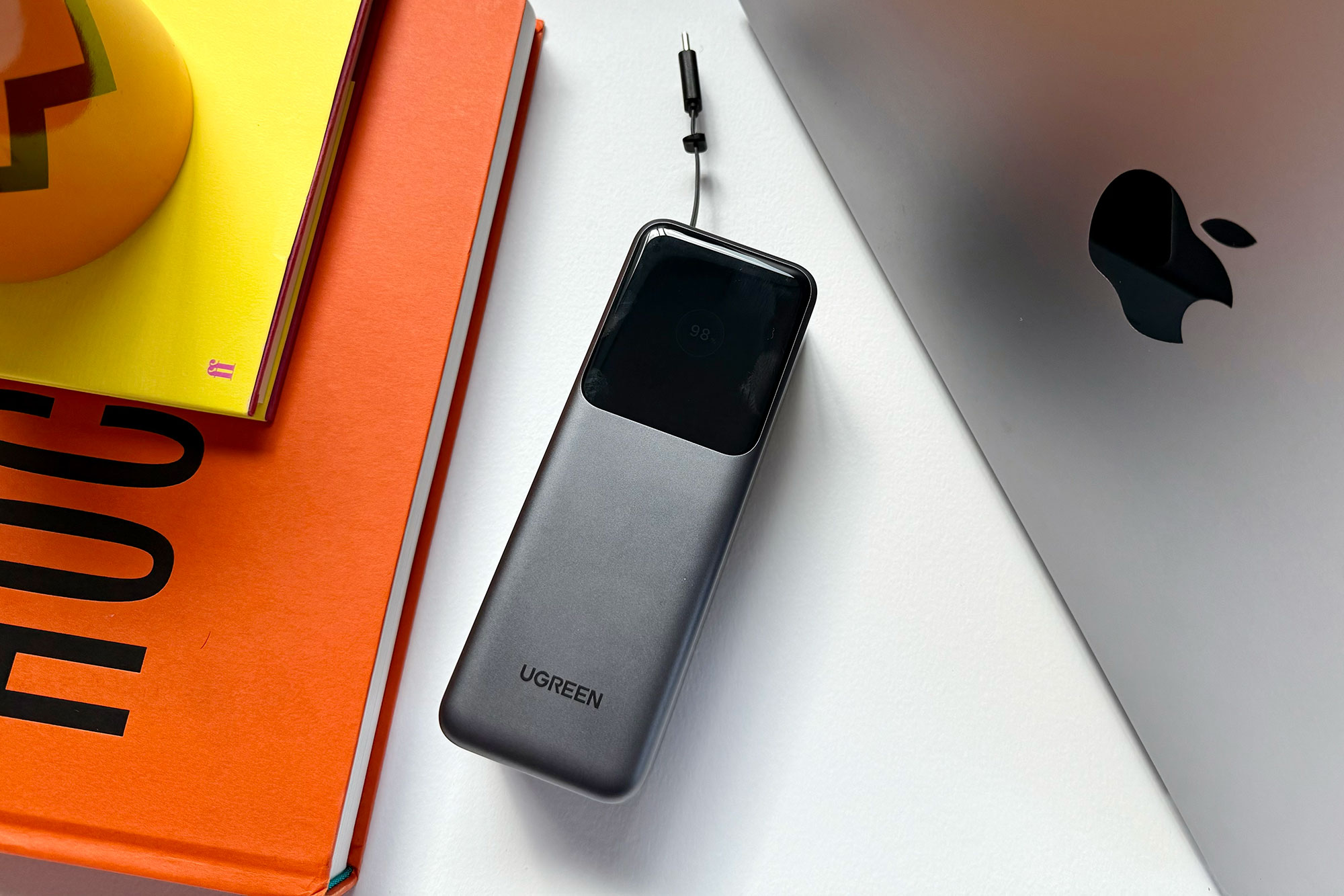 Ugreen Nexode 20K 165W with Retractable USB-C Cable &ndash; Best mid-range laptop power bank